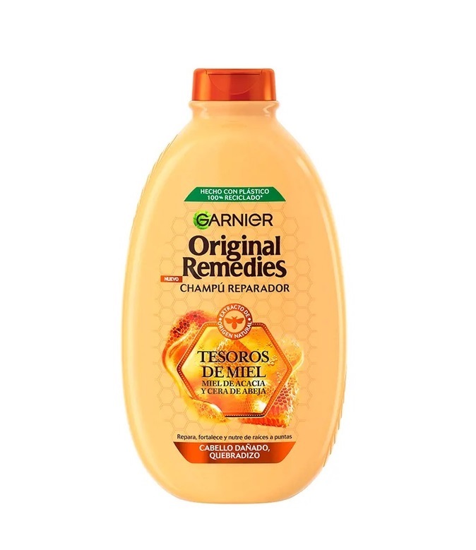 شامپو سر گارنیر حاوی ژل رویال و عسل حجم 600 میل GARNIER