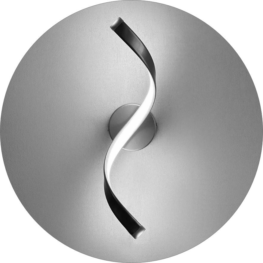 لوستر دیواری طرح مارپیچ 100 سانتی 00681