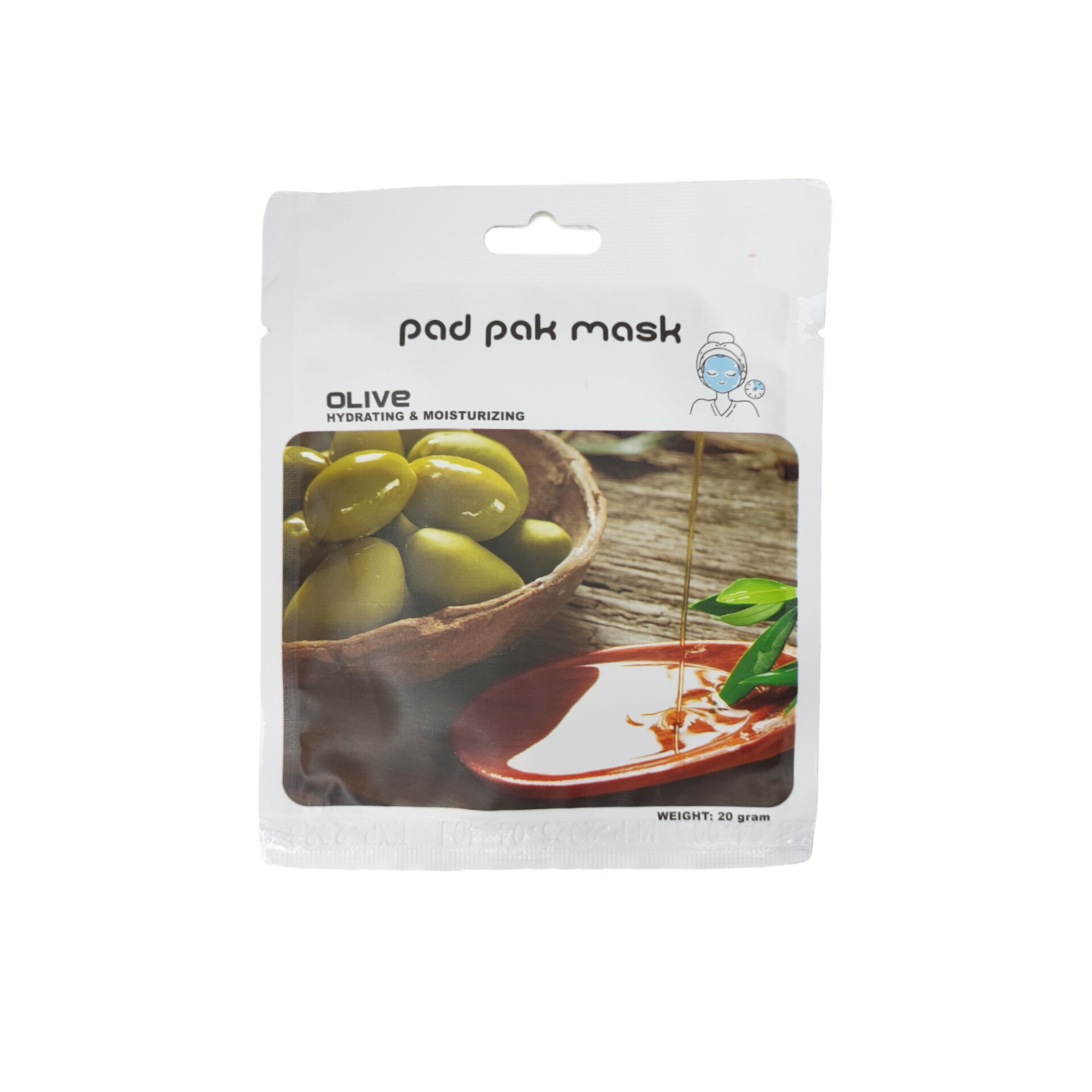 ماسک ورقه ای زیتون نینورتا مدل Pad Pak حجم 20 گرم