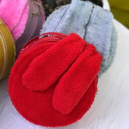 کیف دوشی دخترانه مدل خرگوشی رنگ توسی کیفیت تضمینی ارسال رایگان