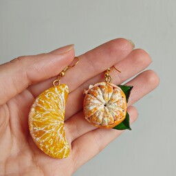 گوشواره نارنگی و پرتقال 3