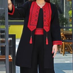 مانتو شلوار سنتی زنانه کت و شلوار زنانه سنتی مانتو شلوار یلدایی سایز 36 تا 46 
