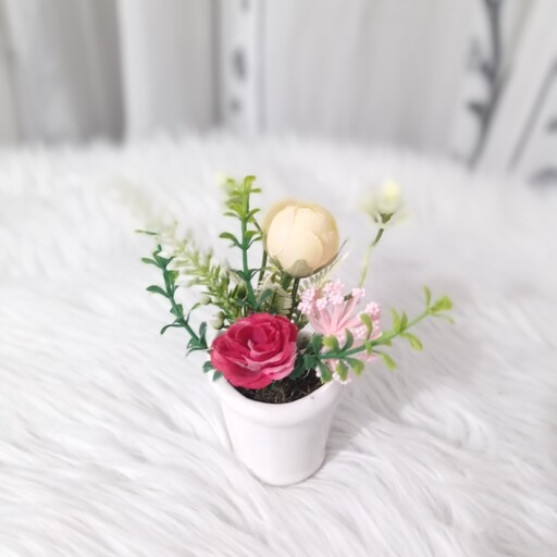 گلدان دکوری فانتزی گلدان گل مصنوعی گلدان کوچک گلدان گل گلدون گل مصنوعی 