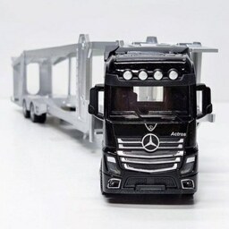 اسباب بازی ماکت فلزی تریلی حمل خودرو  - مرسدس بنز آکتروس - مقیاس 1.50 برند الوی مدل - Mercedes Benz Actros