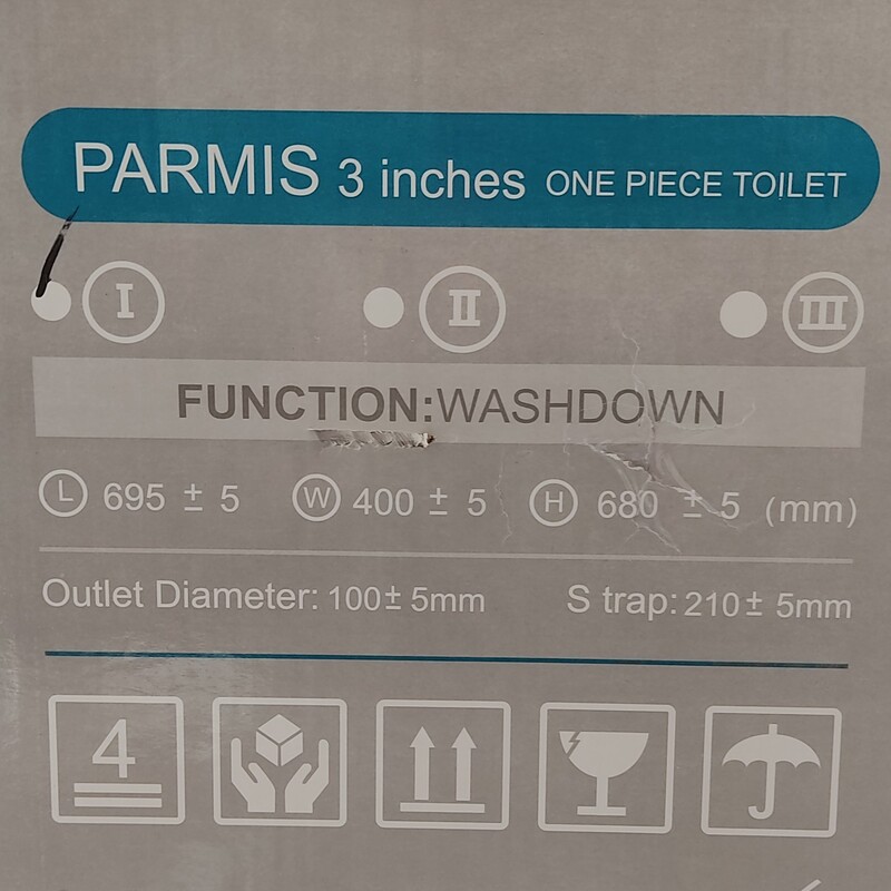 توالت فرنگی گلسار مدل پارمیس سیم لس 3 اینچ