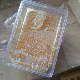 عسل طبیعی با موم  آفتابگردان یک کیلویی با ارسال رایگان به سراسر کشور 
