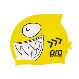 کلاه شنا سیلیکونی بچگانه پرو اسپورتز  کوسه زرد pro sports