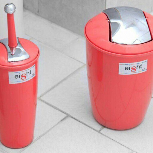 ست سطل و برس  فرچه مارک eight ایت صورتی  پلاستیکی 
کیفیت فوق العاده 
قابل استفاده در همه سرویس های بهداشتی و حمام 