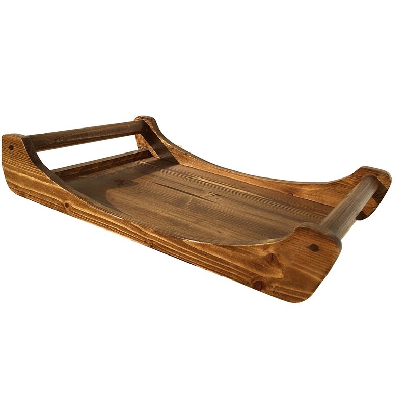 سینی چوبی قایقی
