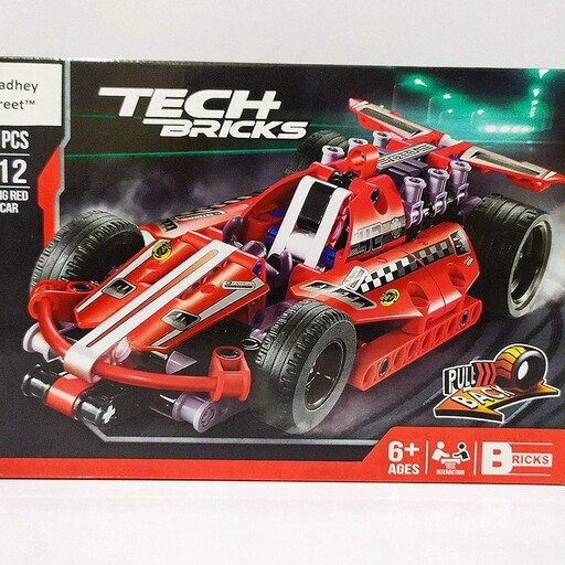 لگو ماشین فرمول یک عقبکش ارسال رایگان 158 قطعه Tech Bricks 3412