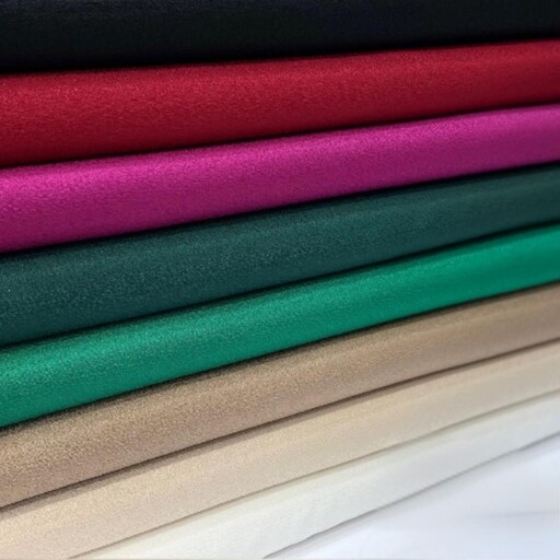 پارچه مانتویی کتان لمه ژاکارد شاین دار درجه یک نخ کامل در ده رنگ زیبا 