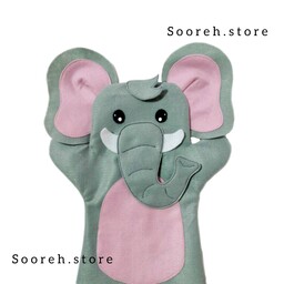 عروسک دستکشی فیل