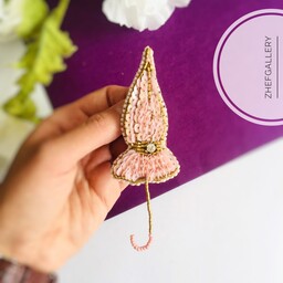گلسینه جواهردوزی طرح چتر  برای زیباتر  کردن پالتوهاتون 