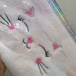 کیف پشمی آرایشی گربه 

