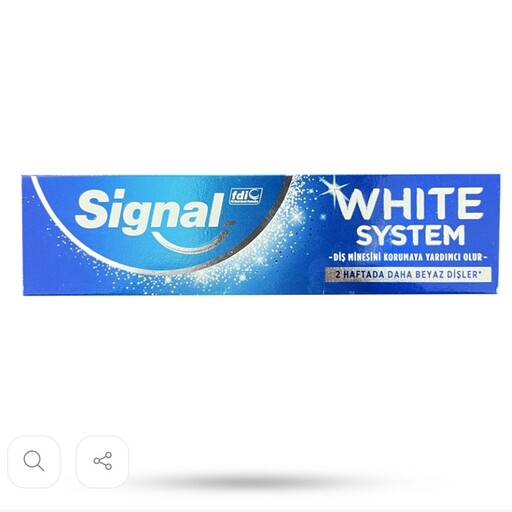 خمیردندان سفید کننده سیگنال مدل White System حجم 75 میل

