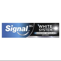 خمیردندان سیگنال مدل وایت سیستم White System حجم 75 میل

