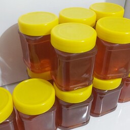 عسل قرمز فارس کاملا طبیعی بدون تغذیه مصنوعی خوشرنگ ترین عسل ایران مستقیم اززنبوردار نیم کیلویی