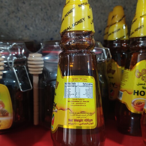 عسل طبیعی خارجی گلدن والی تولید کشور هند 400 گرمی تاریخ جدید