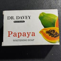 صابون خارجی پاپایا اوکاوادو دکتر داوی 135 گرمی تقویتی و لطیف کننده و سفید کننده پوست