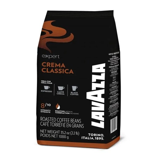 دانه قهوه لاوازا کرما کلاسیکا  Lavazza Crema Classica 1kg