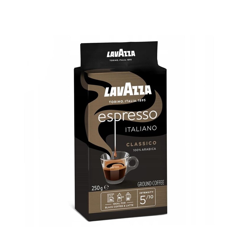 پودر قهوه لاوازا اسپرسو کلاسیکو 100 درصد عربیکا 250 گرم