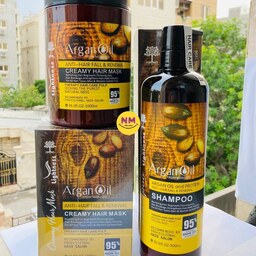 شامپو و ماسک مو حاوی روغن آرگان لایتنس lightness Argan Oil