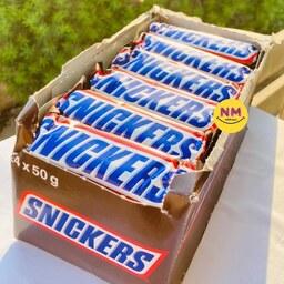 شکلات اسنیکرز باکس 24 تایی اصل وزن 50 گرم Snickers
