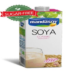 شیر سویا کلاسیک (بدون شکر) مانداسوی 1لیتری (غیر لبنی)