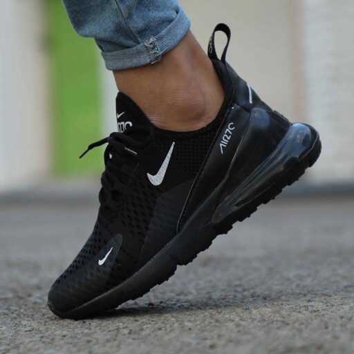 کتونی نایک ایر مکس مشکی تمام Nike Air Max 270( ارسال رایگان)