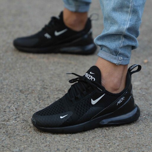 کتونی نایک ایر مکس مشکی تمام Nike Air Max 270( ارسال رایگان)