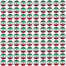 پیکسل مدل پرچم کشور جمهوری اسلامی ایران کد S5-10 مجموعه 100 عددی 