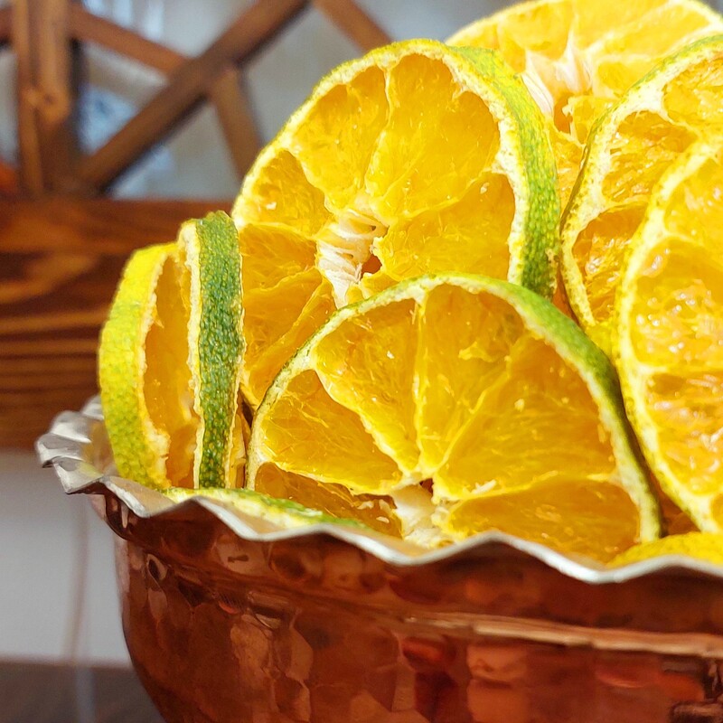 میوه خشک نارنگی ارگانیک خانگی (بسته 100 گرمی)