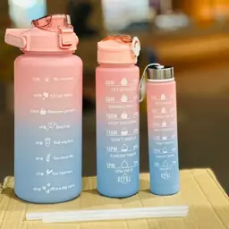 قمقمه یا بطری آب 3 تکه (3قلو) BOTTLE 