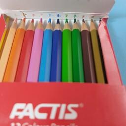 مداد رنگی 12 رنگ فکتیس Factis