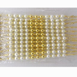 دستبند مروارید وسط مهره طلایی
قیمت یک عدد 8000 تومان