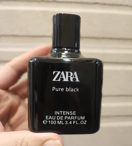 ادکلن مردانه زارا اصل اسپانیا مدل pure black حجم  100 میلی