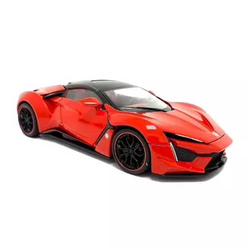 ماکت فلزی ماشین لایکان هایپر اسپرت موزیکال Lykan HyperSport لیکان اسباب بازی شادینو 