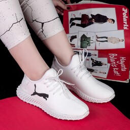 کفش اسکیچرز پوما سفید مدل جورابی راحتی از تولید به مصرف 