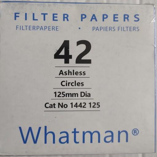 کاغذ صافی واتمن 42 - فیلتر کاغذی بسته 10 برگی