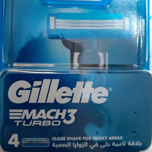 تیغ یدک 4 عددی توربو ژیلت Gillette 