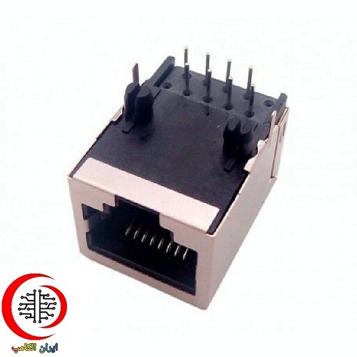 سوکت فیش شبکه RJ-45 فلزی