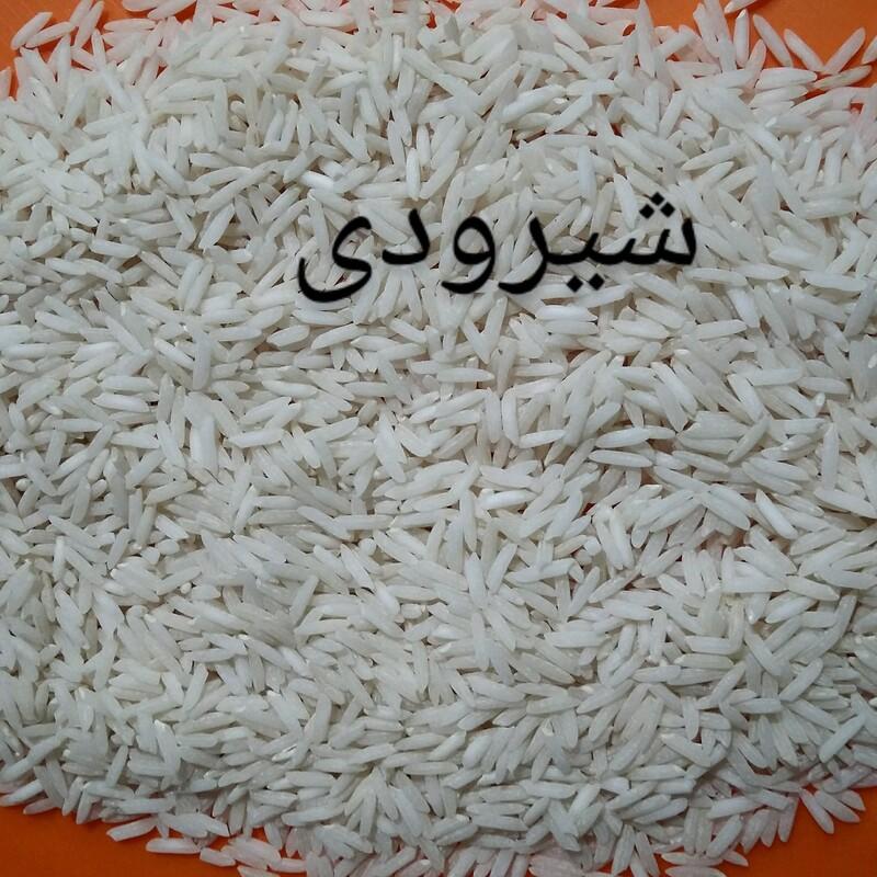 برنج شیرودی برنج طارم محلی خوشپخت مجلسی  قد بلند ری زیاد  برنج مازندران (5کیلوئی)