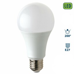 لامپ LED حبابی 15 وات مهتابی ( سفید ) A70