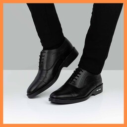 کفش چرم مردانه  مجلسی  اسپرت رسمی و اداری با قالب استاندارد  مدل صدرا  سایزبندی 40 تا 44  محصول  پام مشهد در باسلام