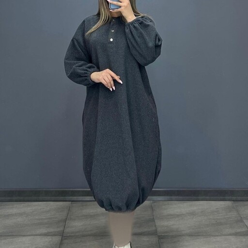  هودی لانگ روناک ،پیراهن لانگ فوتر  زنانه سایز 36 تا 42  استین بلند