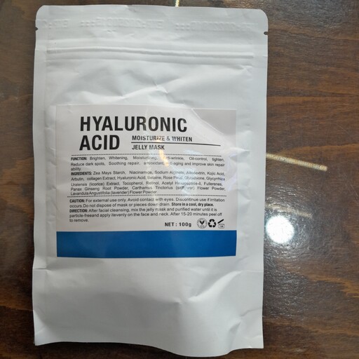 ماسک صورت پودری هیالورونیک اسید HYALURONIC ACID JELLY MASK دکتر مینایر