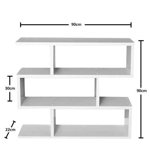 شلف ایستاده (کتابخانه ، قفسه رومیزی) مدل S-02