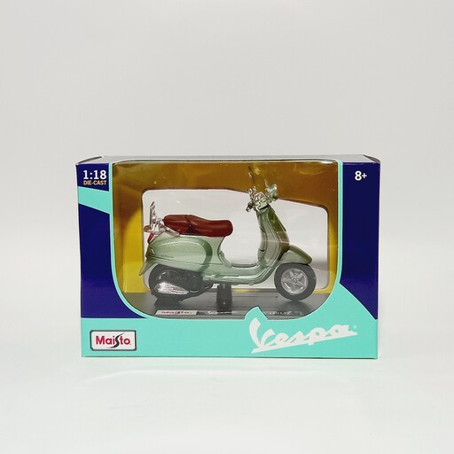 ماکت موتورسیکلت وسپا مدل Vespa LXV 2013 برند مایستو مقیاس یک به هجدهم 