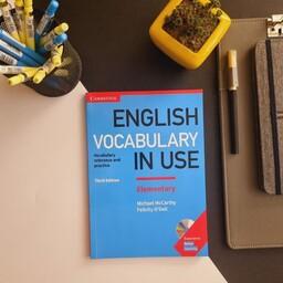 کتاب English Vocabulary in Use Elementary 3rd Edition (انگلیش وکبیولری این یوز المنتری ویرایش سوم) آموزش زبان انگلیسی 