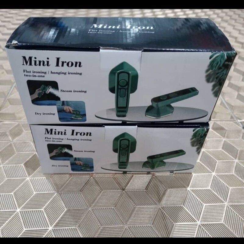 مینی اتو بخار دستی مسافری Mini iron با روکش نچسب